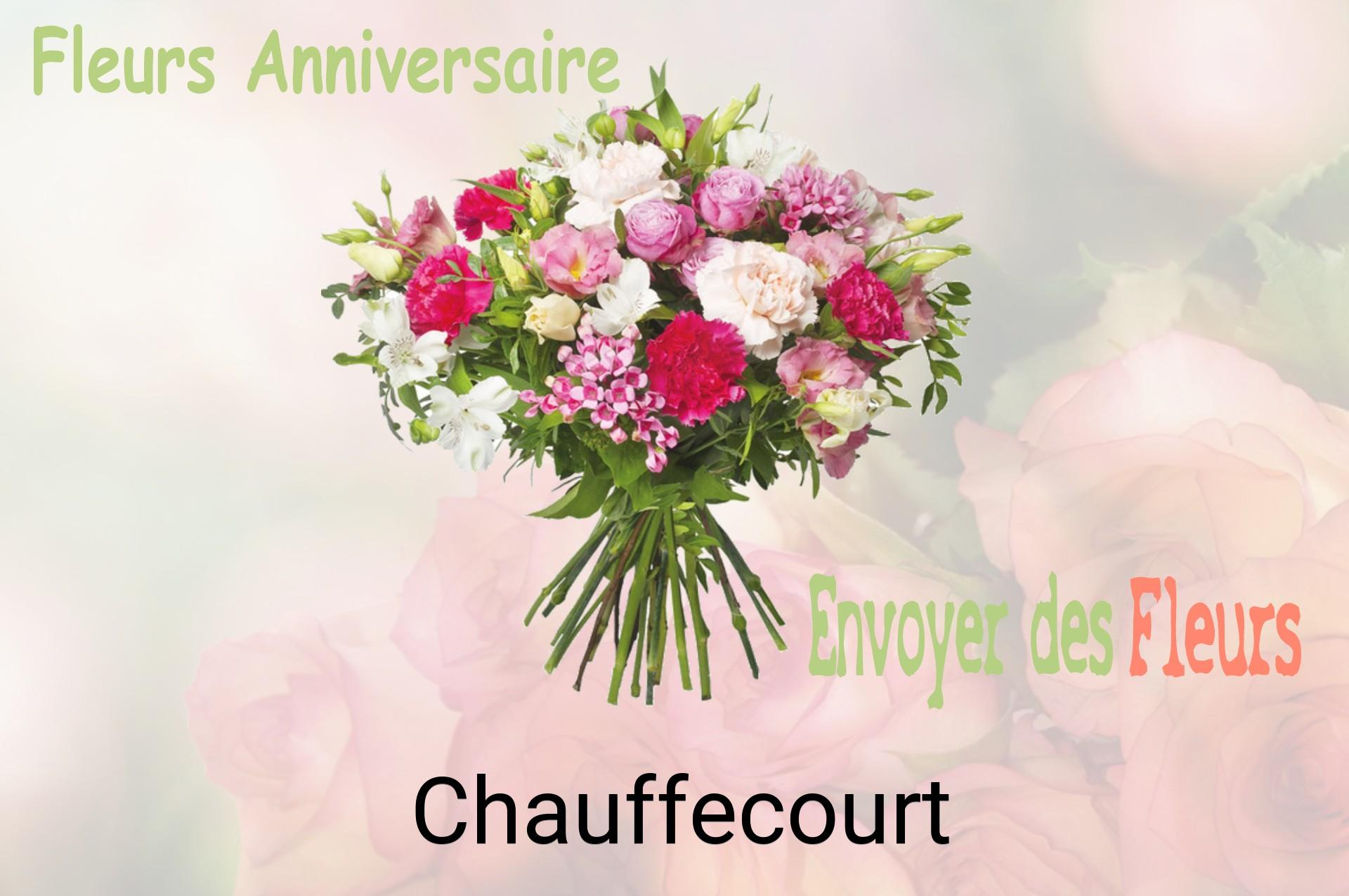Bouquet de fleurs d’anniversaire livré à Chauffecourt